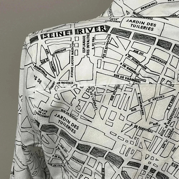 Karl Lagerfeld Paris Long Sleeve Blouse NWOT - Picture 13 of 16